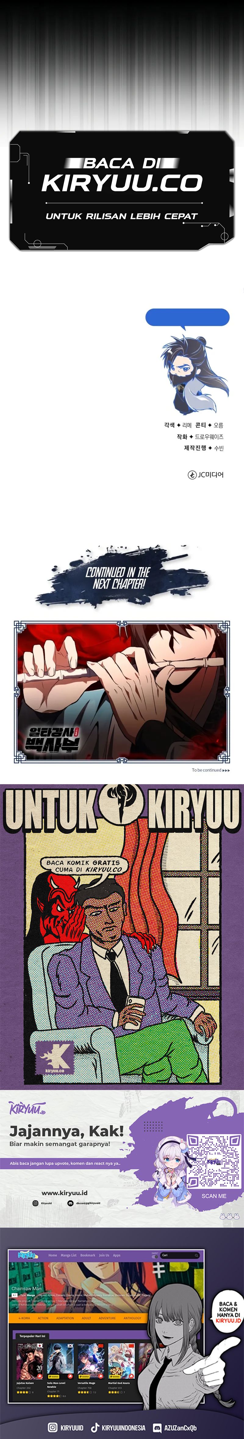 Baca Number One Star Instructor Master Baek (One Hit Teacher, Master Baek) Chapter 116 Bahasa Indonesia page 40